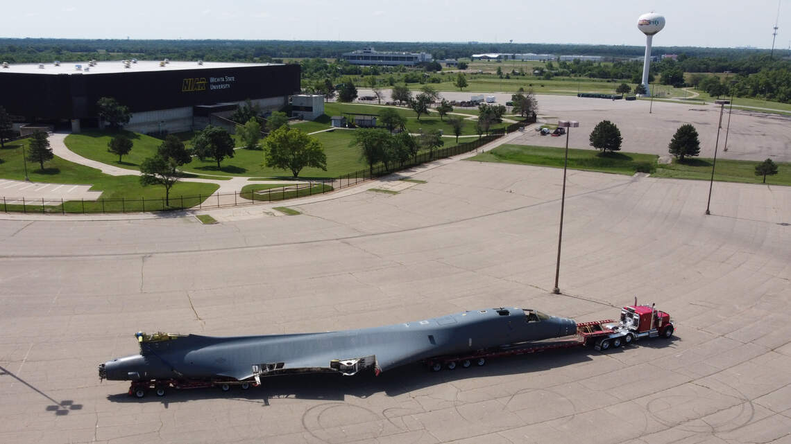 Wichita State to study Air Force B-1B bomber fuselage for 35 years of wear and tear