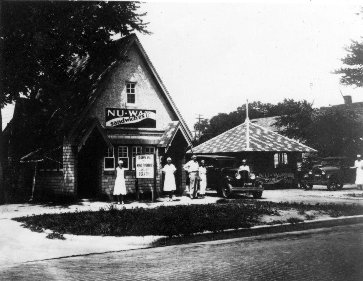 The earliest known picture of the original NuWay store on West Douglas in Wichita, which opened on July 4, 1930