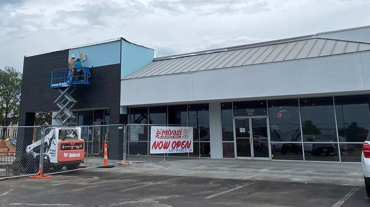 Crews removed the north end of the North Rock Road strip center where Lamar’s has operated for 15 years, giving its owner an opportunity to expand and add a drive through.