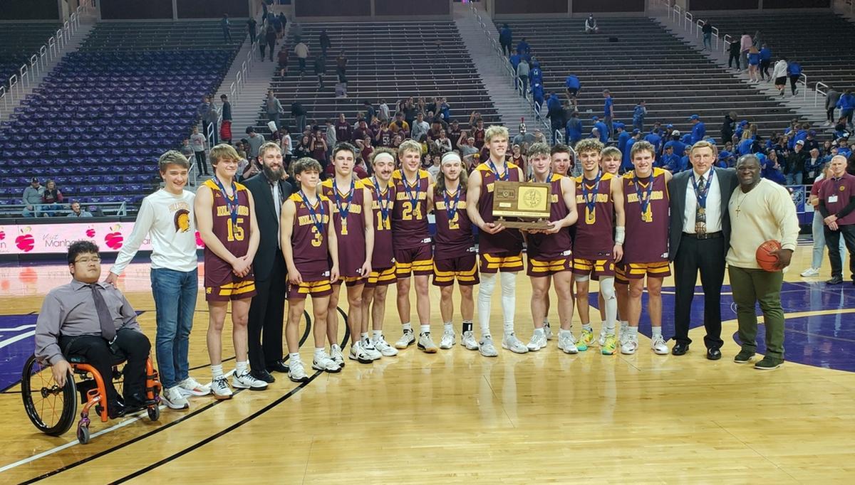 The Hillsboro boys basketball team won its second straight Class 2A state championship with a 60-32 win over St. Mary’s in Manhattan on Saturday.