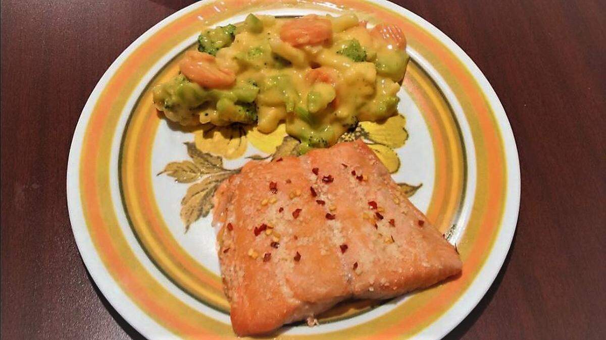 Meals like this Dollar Tree salmon. crusted with leftover Pizza Hut Parmesan cheese and red pepper flakes, have landed me a spotted in a “Chopped!”-inspired contest to shine light on food insecurity in Wichita.