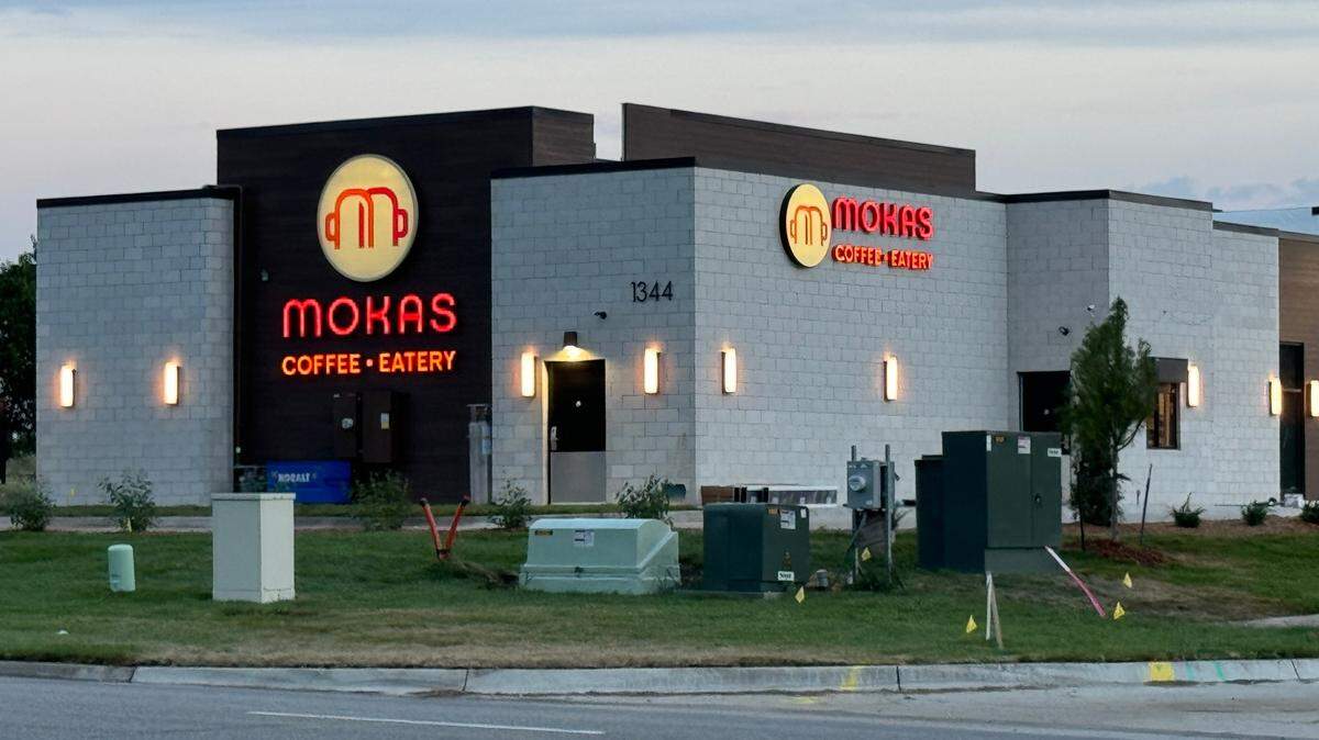 Wichita’s second Mokas opens next week on 13th Street between Webb and Greenwich.