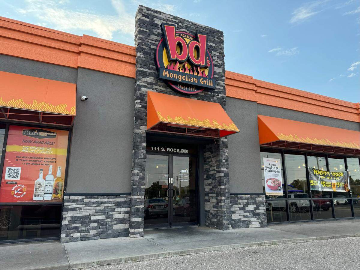 BD’s Mongolian Grill’s at the corner of Douglas and Rock closed in October.
