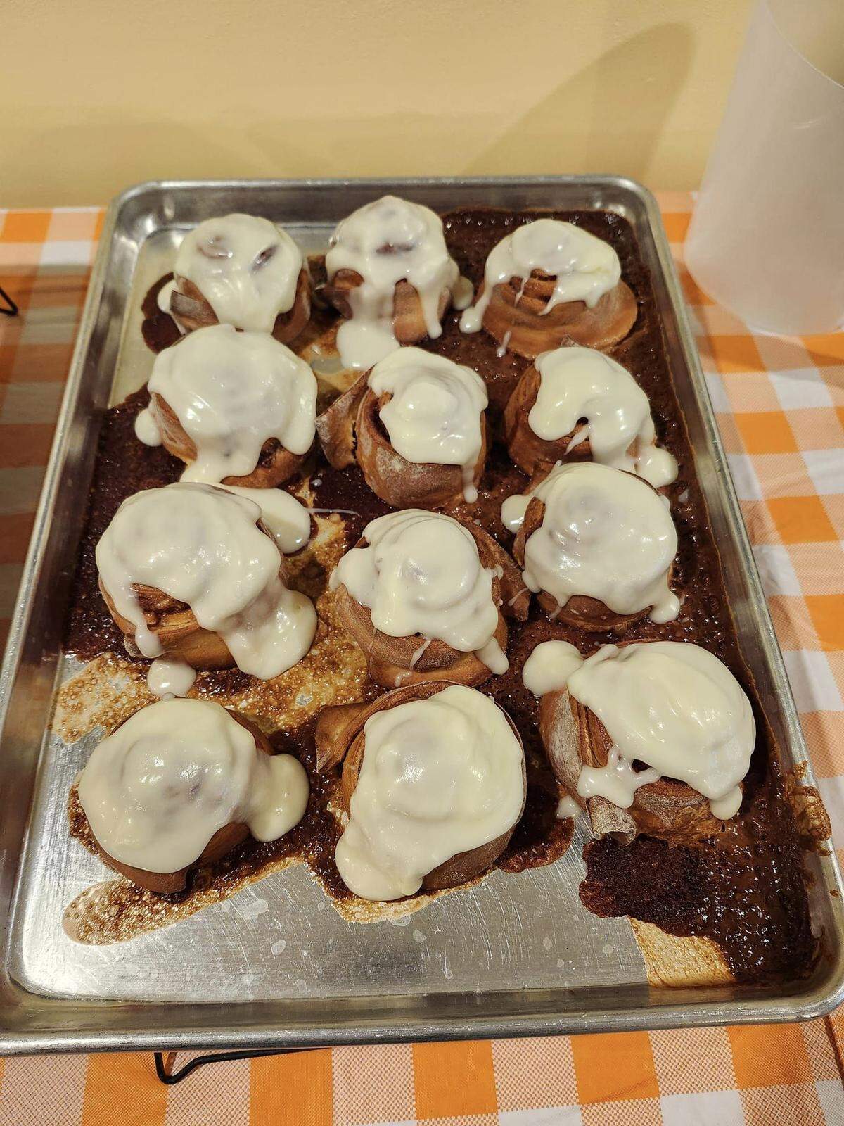 One of the specialties at Jake’s Fresh Bakes will be homemade cinnamon rolls.