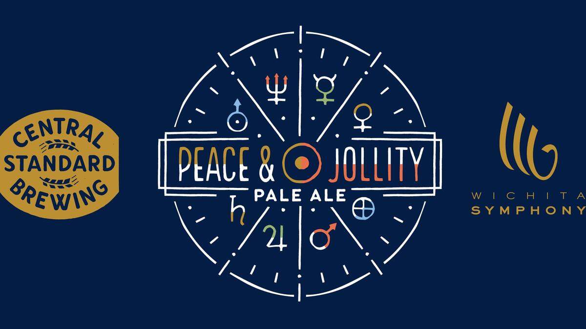 "Peace and Jollity" is a new custom-brew from Central Standard Brewing made in collaboration with Wichita Symphony Orchestra.