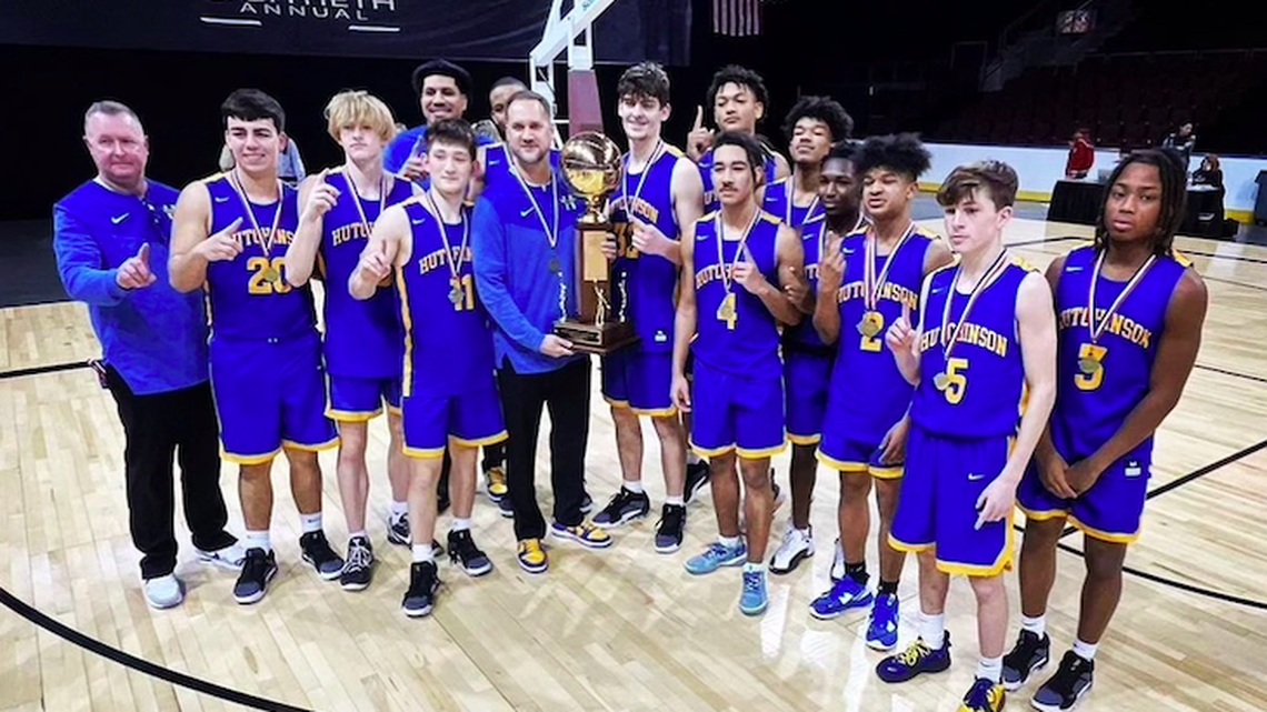 The Hutchinson boys basketball team won its first Tournament of Champions since 1986 on Saturday with a 67-56 win over Maize South in Dodge City.