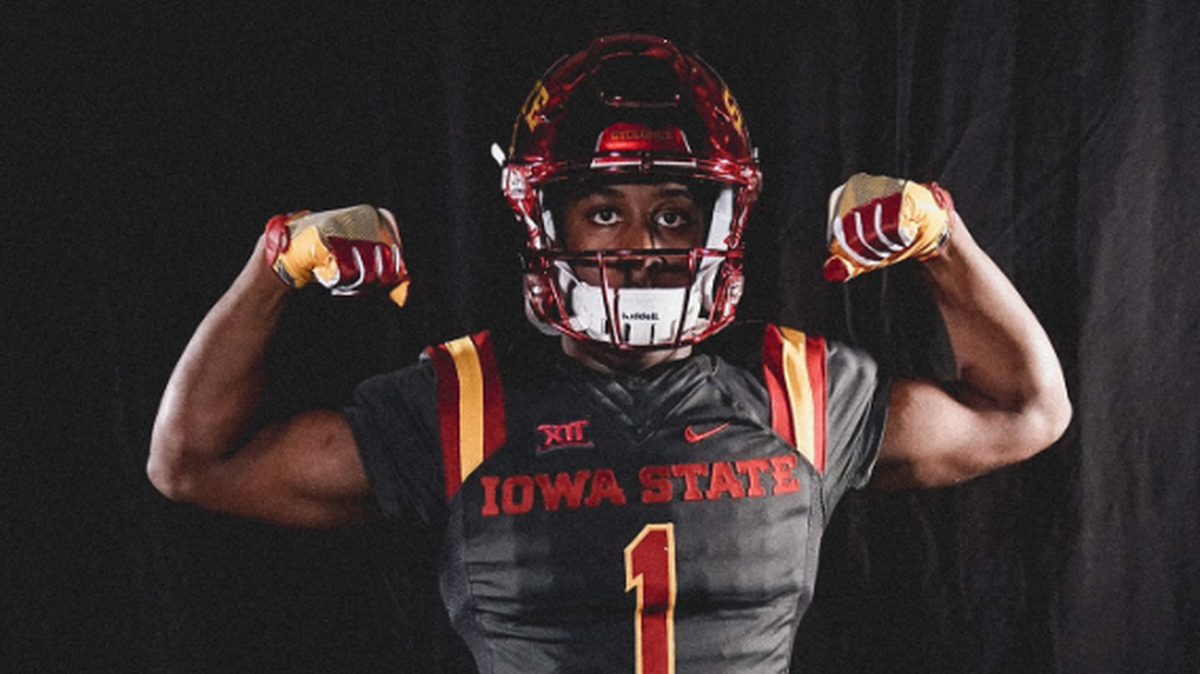 Northwest running back Breece Hall committed to Iowa State on Thursday.