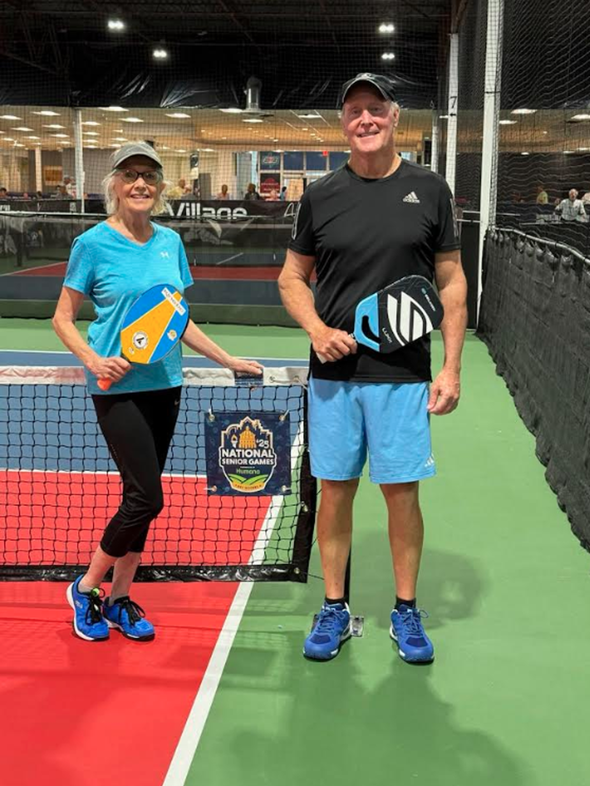 Wichita natives Patty Rothweiler and Dan Hill recently came away with another medal from the National Senior Games Association pickleball tournament.
