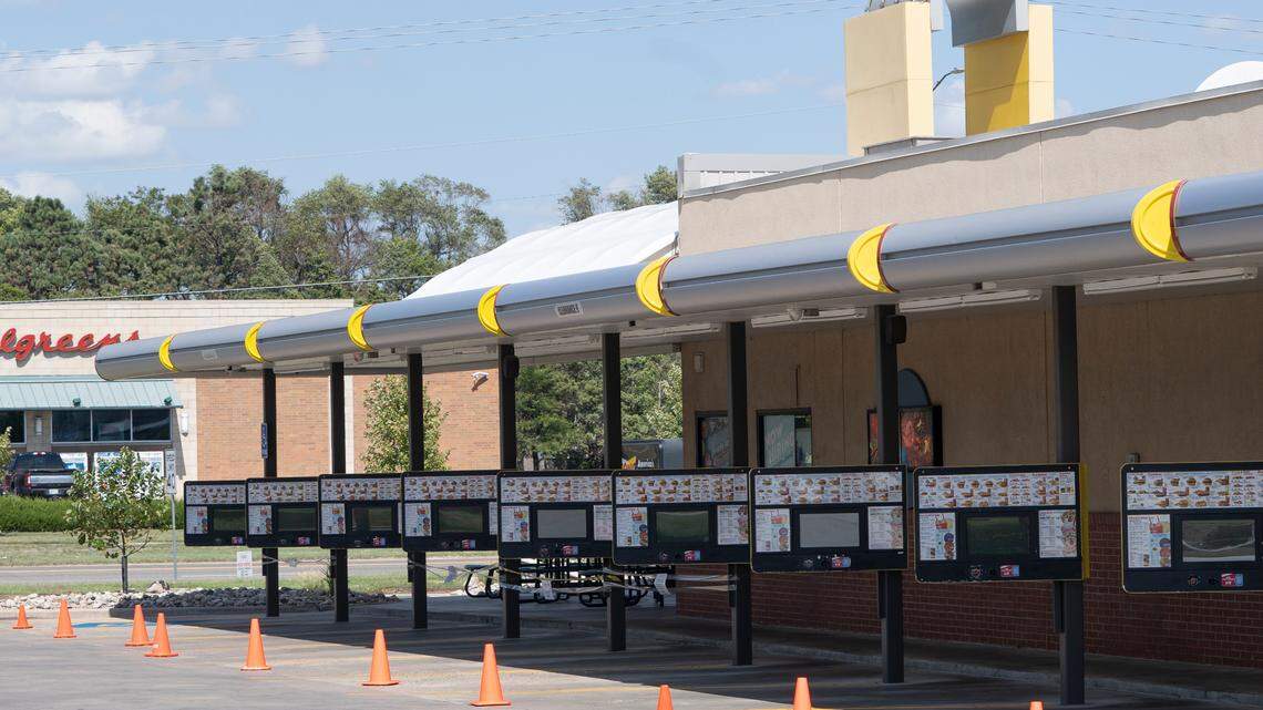 The Sonic at 13535 W. Maple St. is only operating its drive thru and not offering service at any of its stalls due to the labor shortage. (Sept. 18, 20210)