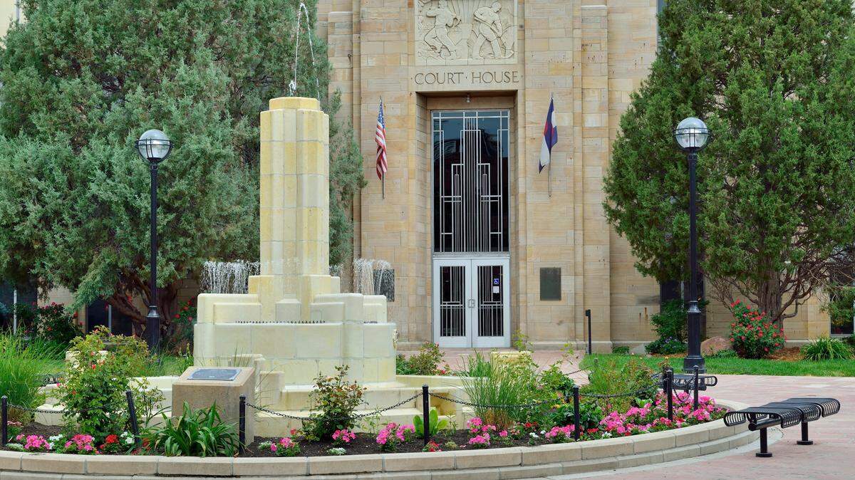 The court house in downtown Boulder, Colorado. A Wichita man died a day after he was pulled from the water during the swimming leg of an Ironman triathlon in Boulder, officials said.