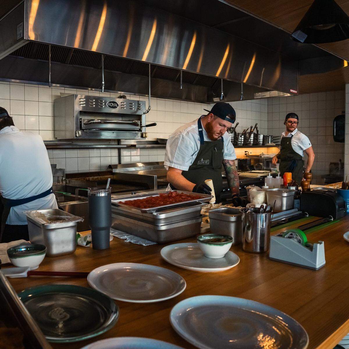 Lotte opened at 320 S. Market on Oct. 24, 2023, and allows diners to watch as chefs prepare their food.