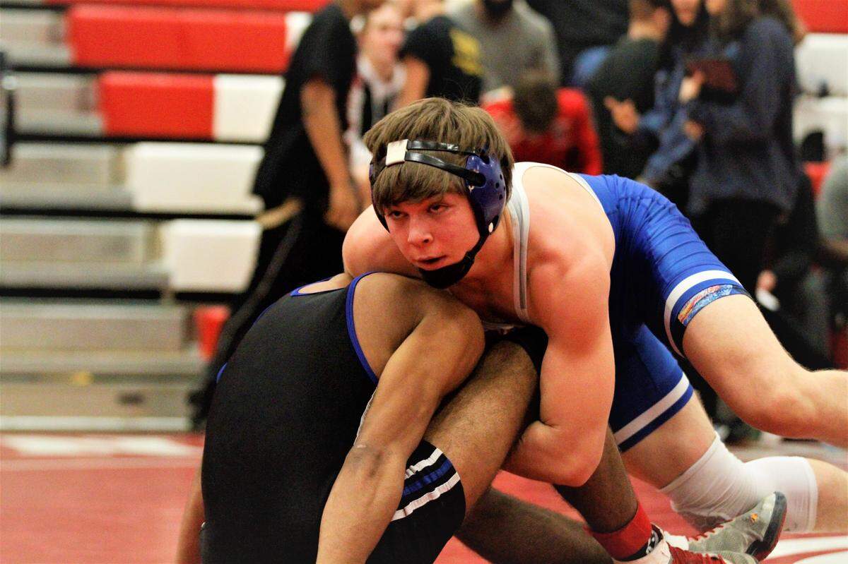Kapaun Mt. Carmel senior wrestler Brecken Phipps