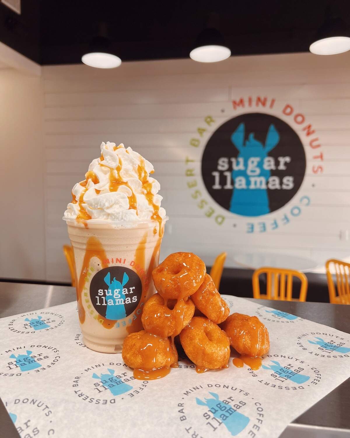 Sugar Llamas will serve mini doughnuts, coffee and Red Bull drinks and ice cream by the scoop.