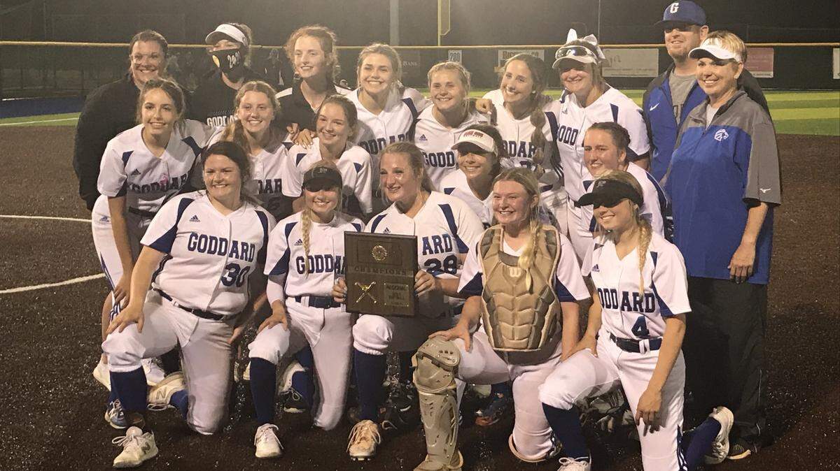 The Goddard softball team punched its ticket to the Class 5A state tournament after defeating Andover 3-1 in 10 innings in a regional championship game on Wednesday.