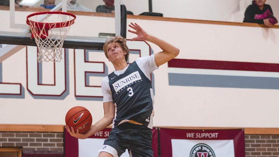 Sunrise Christian Academy’s Gradey Dick, a four-star prospect in the class of 2022, recently narrowed his list of college choices to eight, including Kansas.