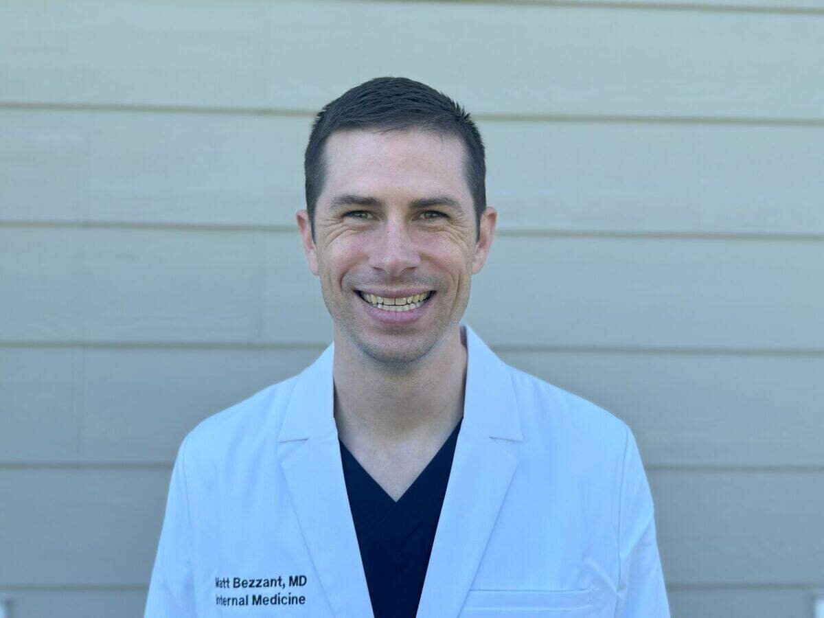 Physician Matt Bezzant said he chose the name Premonition Health for his new direct-care clinic because he’s “trying to give people a peek of the future of what I hope primary care will look like.”
