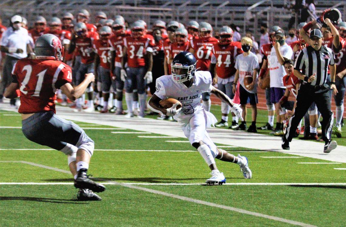 Wichita East junior receiver Caquoy Patterson