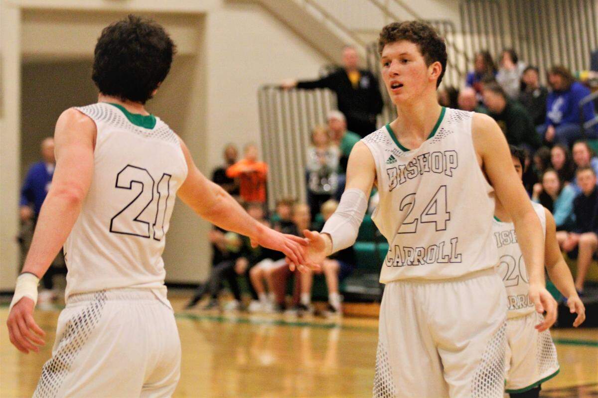 Bishop Carroll’s Tanner Mans and Alex Littlejohn
