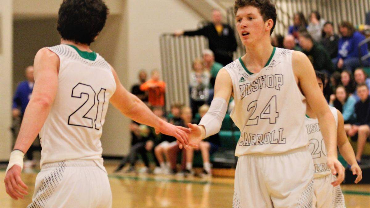 Bishop Carroll’s Tanner Mans and Alex Littlejohn