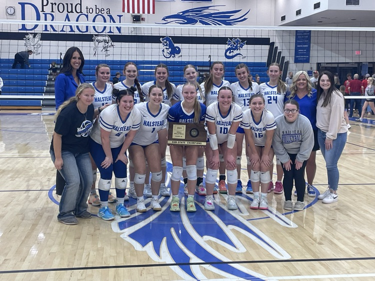 The Halstead volleyball team punched its ticket to the Class 3A state tournament for the first time since 1991.
