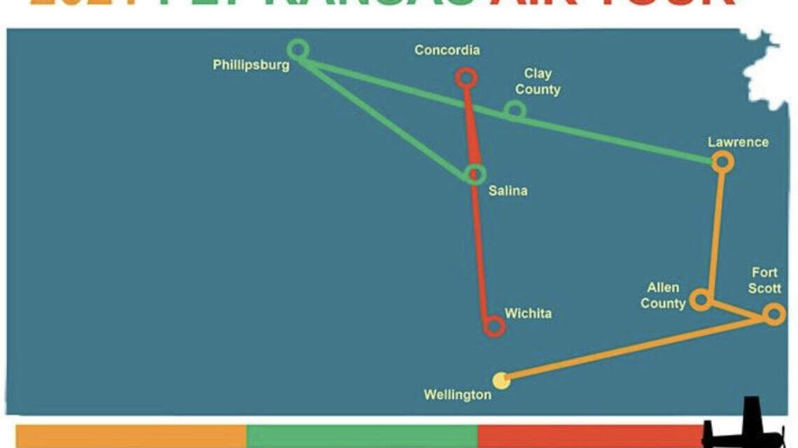 Fly Kansas Air Tour takes to the skies this week with 9 stops across Sunflower State