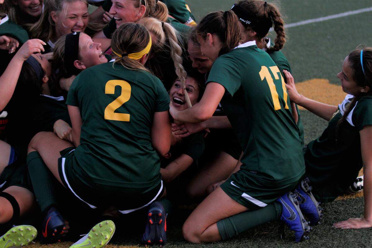 The Bishop Carroll girls soccer team is headed back to the Class 5A semifinals in Emporia starting Friday after defeating Maize 3-1 at home on Tuesday.