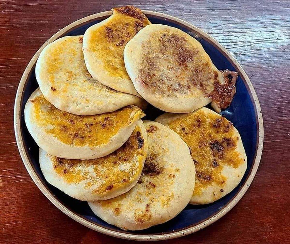 San Salvador Cafe specializes in Salvadoran pupusas.