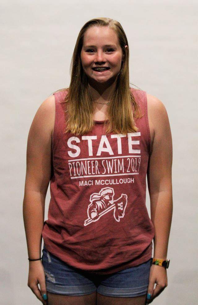 2019 All-Metro Girls Swimming selection, 200-yard freestyle, Wichita West’s Maci McCullough