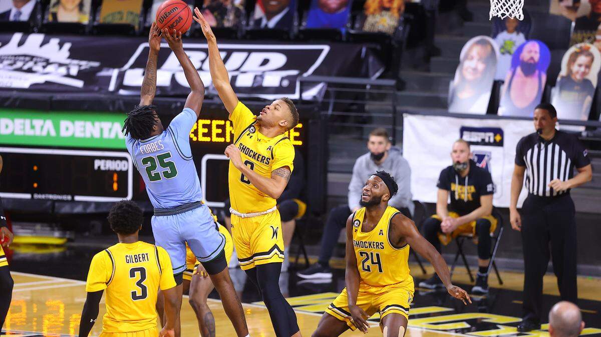Wichita State guard Dexter Dennis and center Morris Udeze will miss Wednesday’s game against Tulane at Koch Arena due to health and safety protocols.