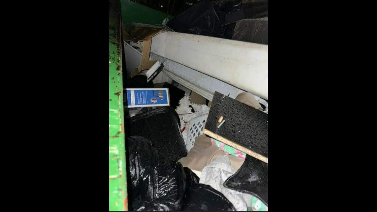 Morris said his belongings were thrown in a dumpster and soaked in rain after his apartment was mistakenly emptied out.