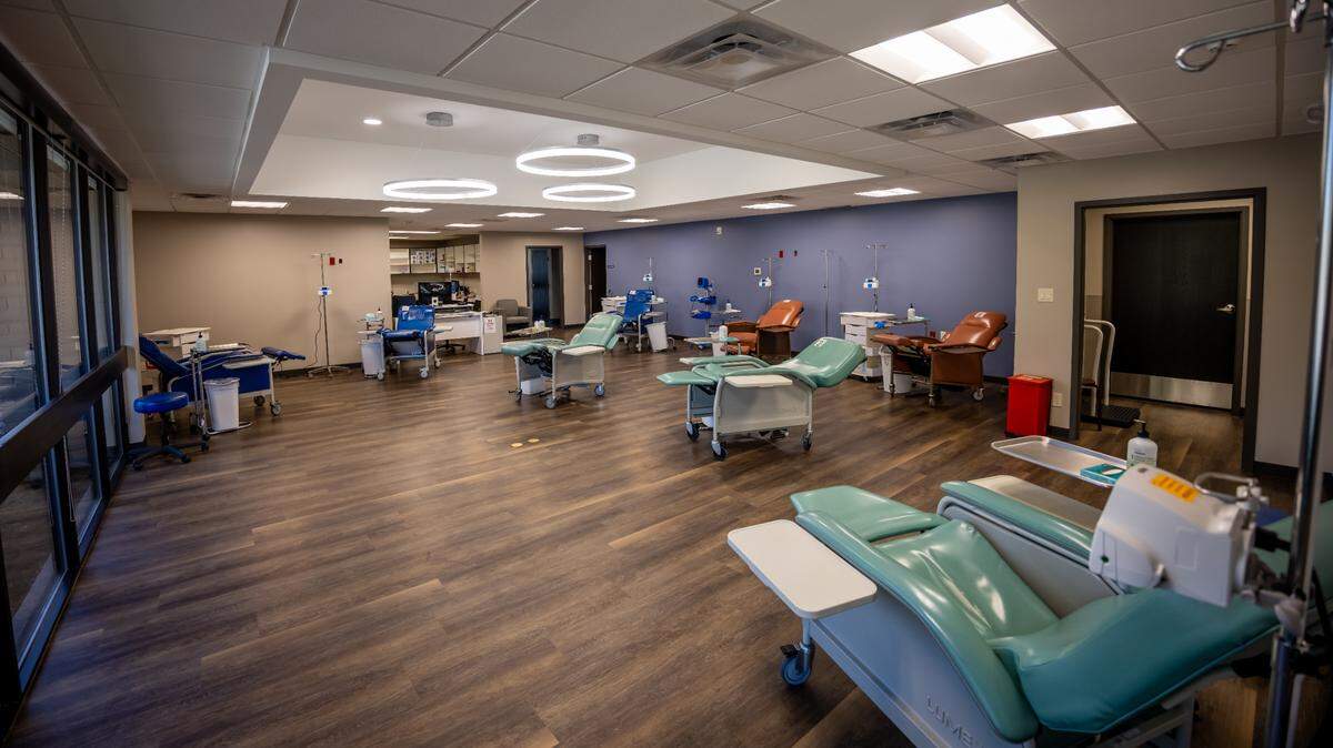 Infectious Disease Consultants has expanded to new space, which will allow more room for the infusion part of the practice. “It allows us to keep people out of the hospital,” physician Maggie Hagan said.