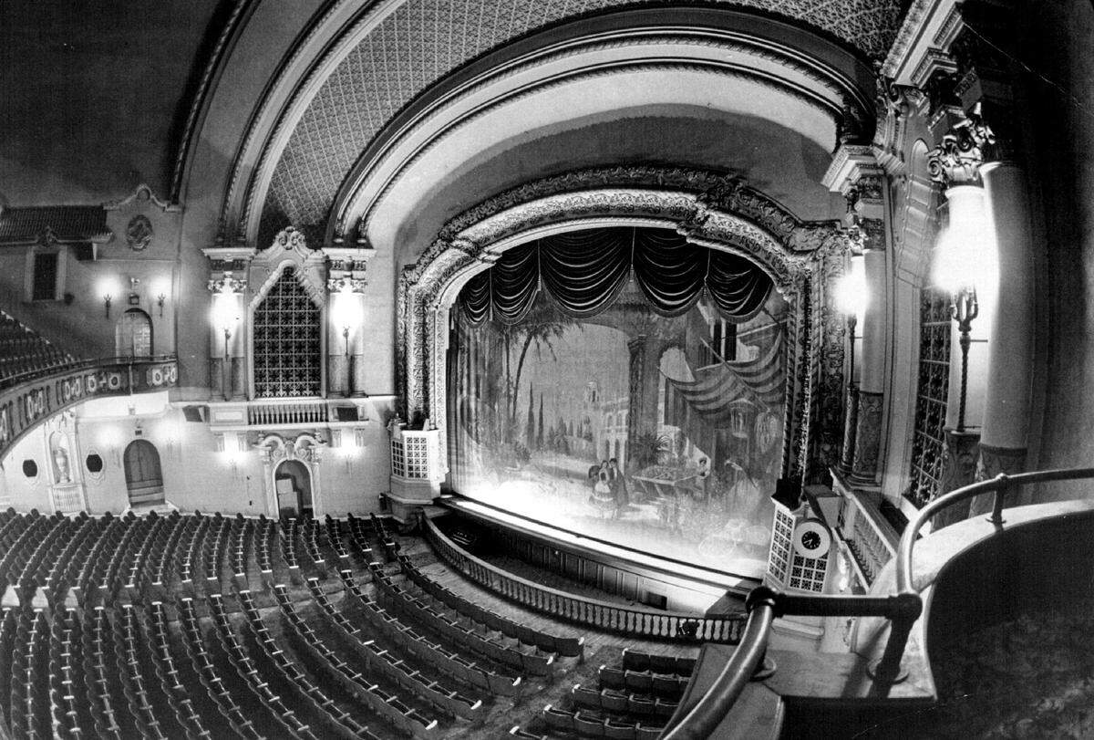 The Orpheum theatre as it appeared in the mid-1970’s before it closed.