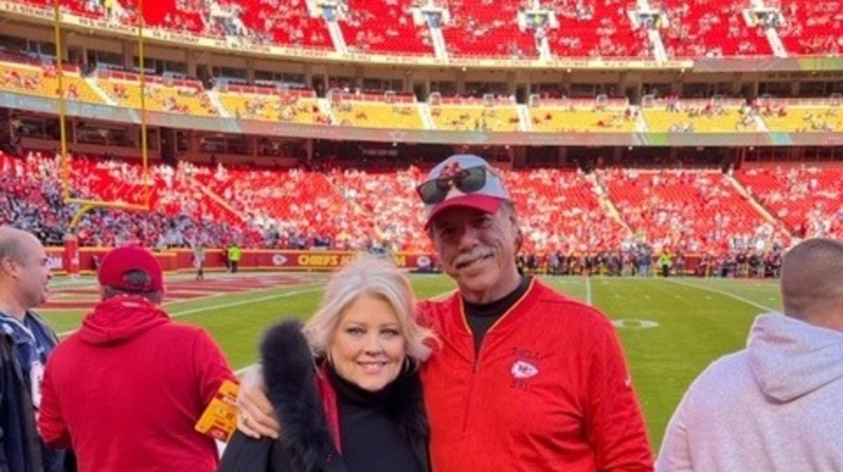 Blake Bell, Sherry and Mark Bell’s son, is a tight end for the Kansas City Chiefs.