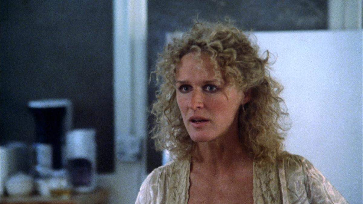 Glenn Close stars in “Fatal Attraction,” the perfect movie for Valentine’s Day. Not.