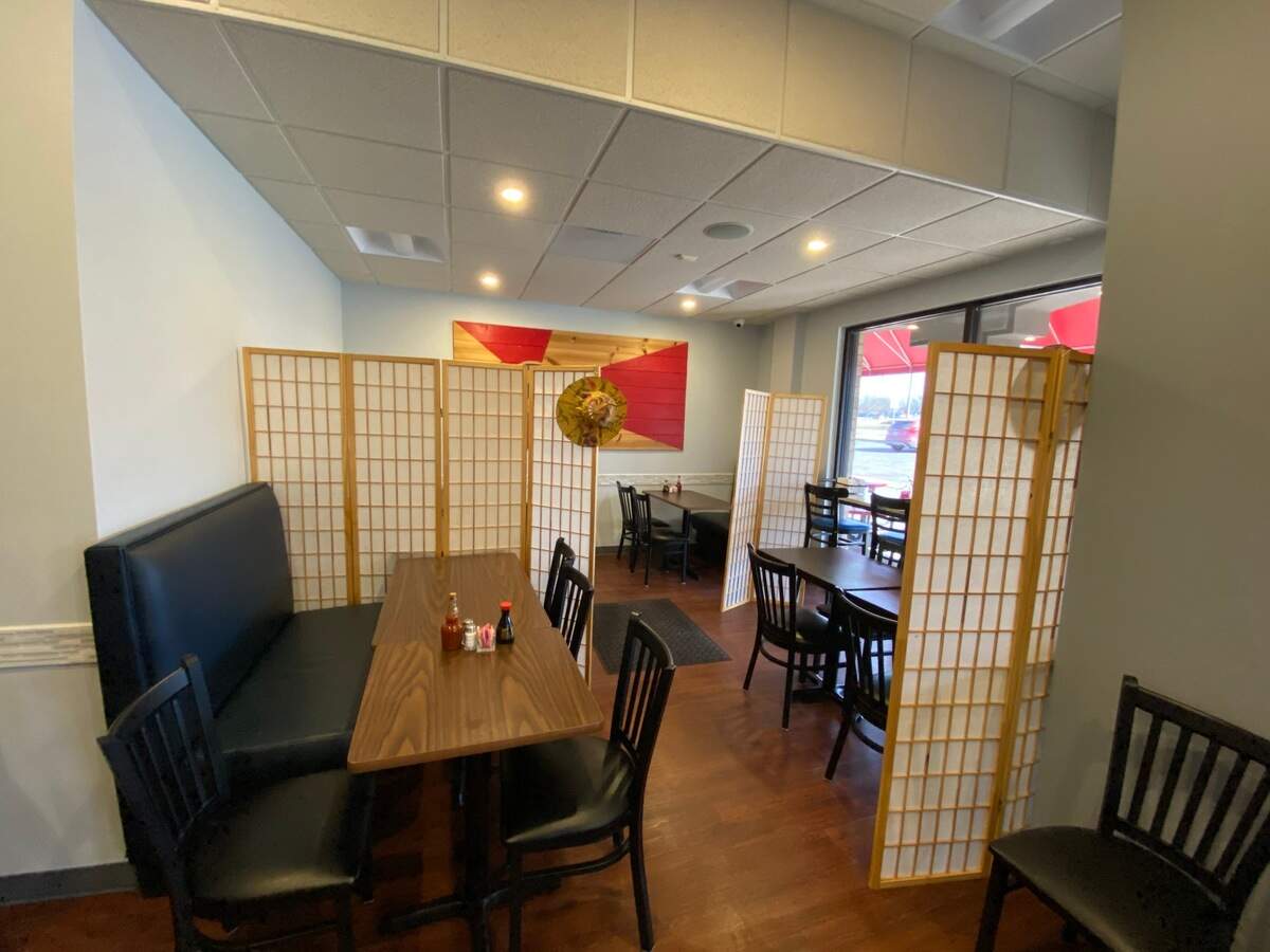 The dining room at Asian Wok is much smaller than the one at Cafe Asia.