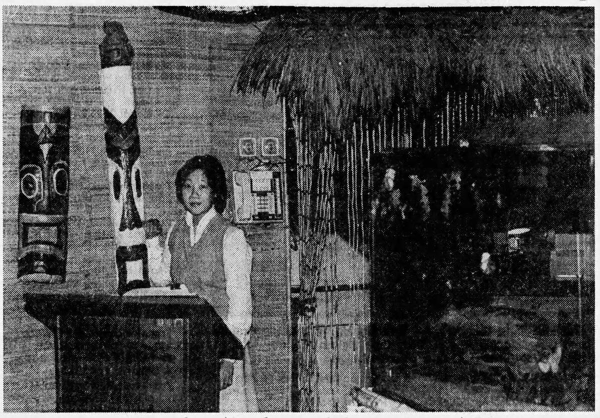 This photo of the Diamond Head restaurant lobby on South Seneca ran in the Wichita Eagle in 1983.