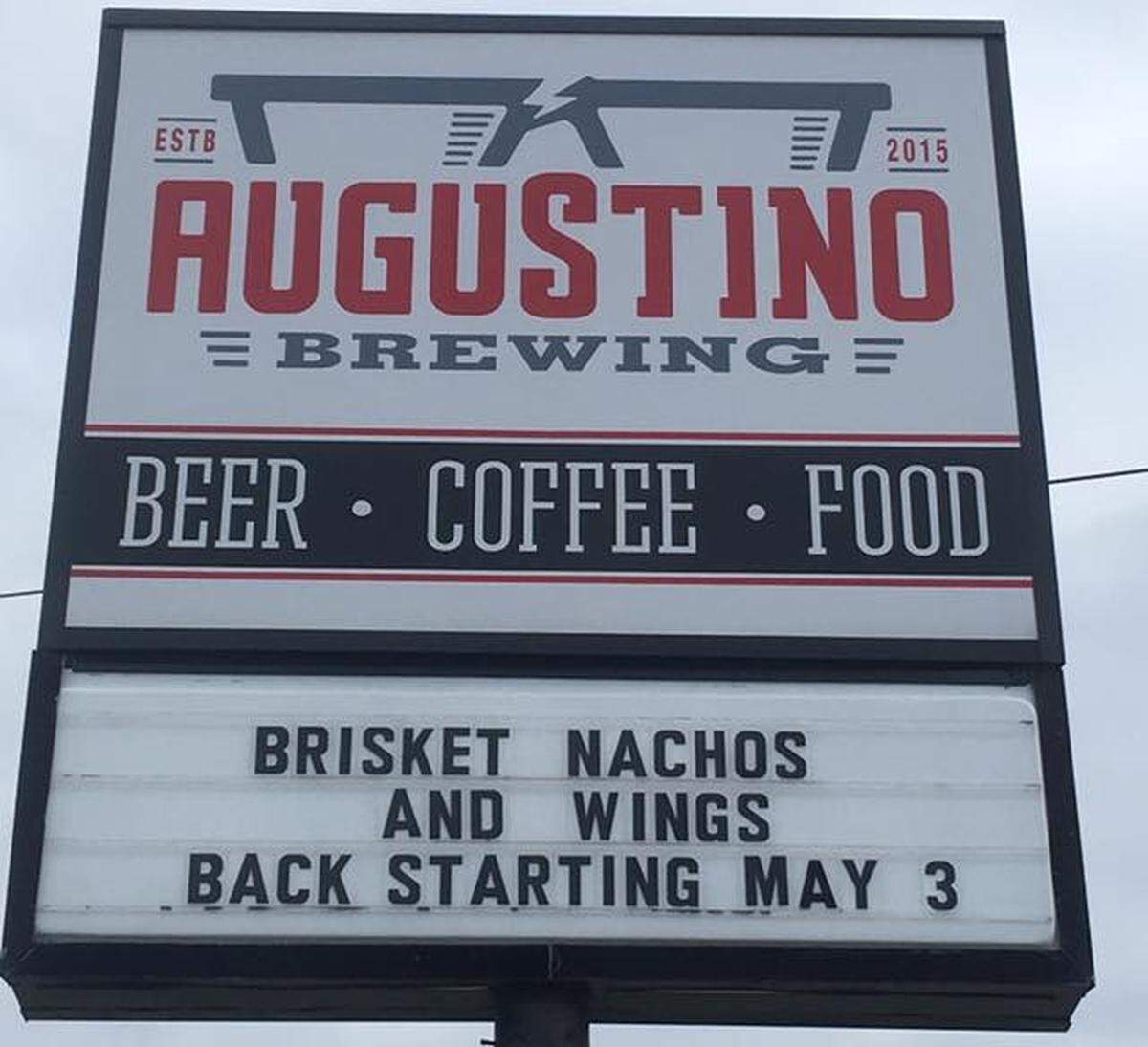 Augustino Brewing Company has brought back food on the west side and will soon expand to the east side.