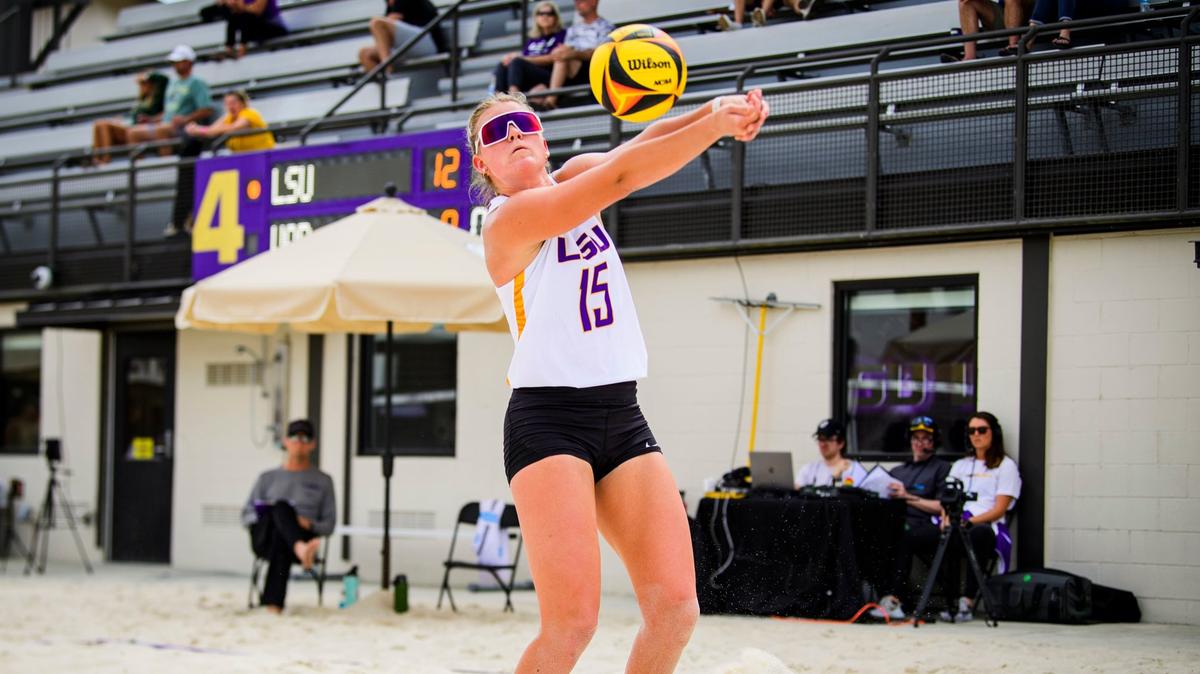 Valley Center native Ellie Shank, a junior on the LSU beach volleyball team, won the Fall AVCA Pairs National Championship over the weekend.
