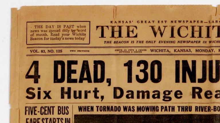 PHOTOS: 1935 Wichita tornado