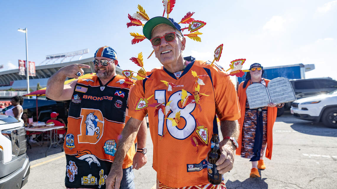 Photos: Chiefs and Broncos fans alike revel in a new season while tailgating