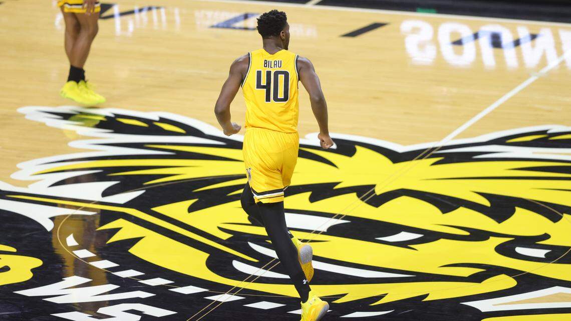 Redshirt freshman Josaphat Bilau made his Wichita State in Saturday’s 67-64 loss to Oklahoma State, finishing with two points and five rebounds in six minutes.