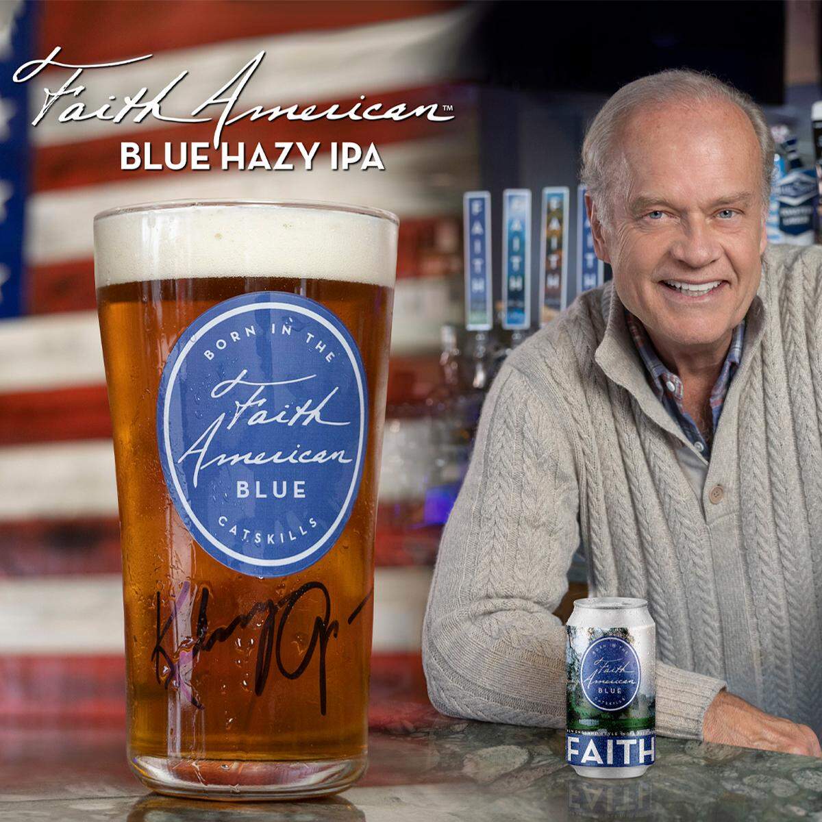 Wichita Brewing Company in Wichita signed a deal with television star Kelsey Grammer to brew beers from his Faith American Brewing Company. Grammer will be in town for several days later this month promoting the partnership.