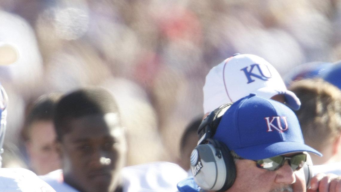 University of Kansas head coach Mark Mangino.