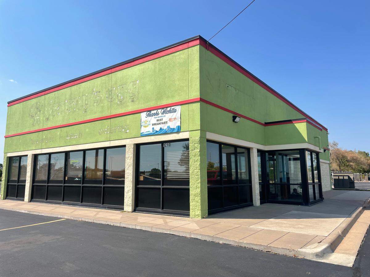 The vacant Jimmy’s Egg building at Pawnee and Seneca will soon be home to Fonda La Chona.