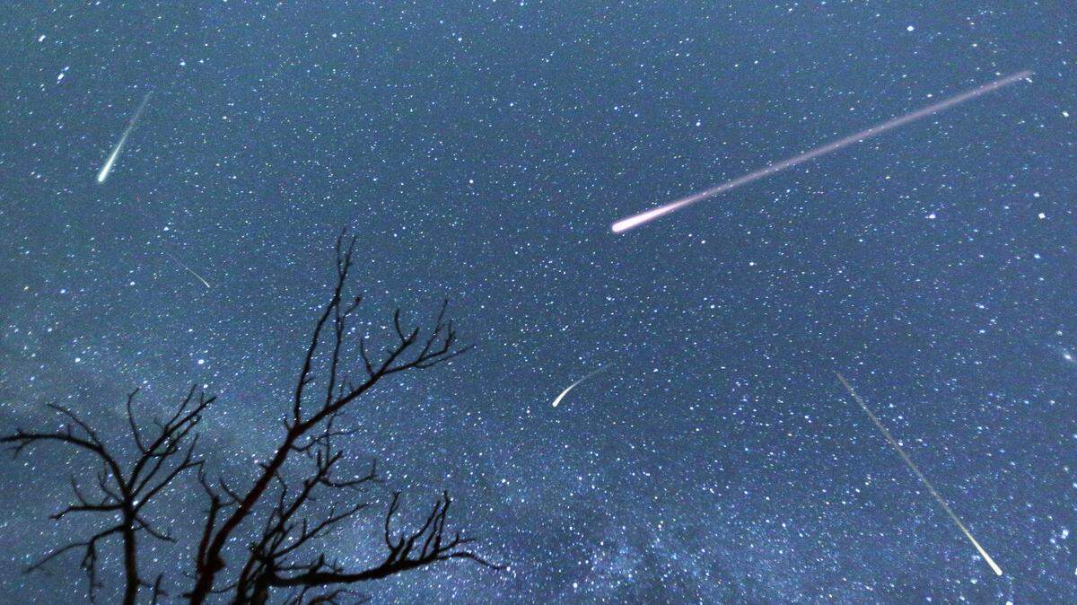 Centre County residents will be able to see meteors, like those seen here in a 2015 composite, during a shower Friday and Saturday.