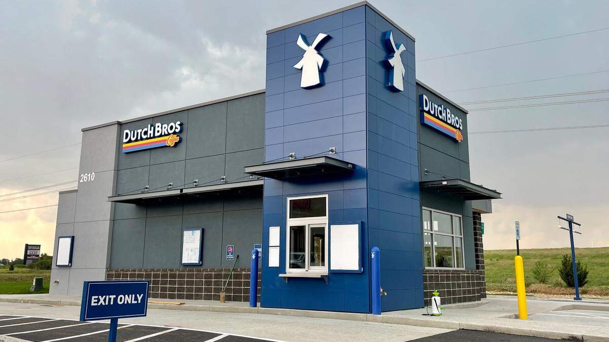 The Wichita area’s fourth Dutch Bros coffee drive-through is scheduled to open on June 30 at K-96 and Greenwich.