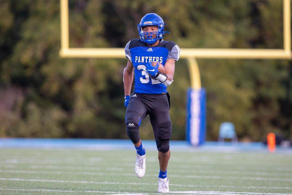 Wichita Independent senior Christian Dean leads the team in both rushing yards (537), touchdowns (15) and tackles (28).