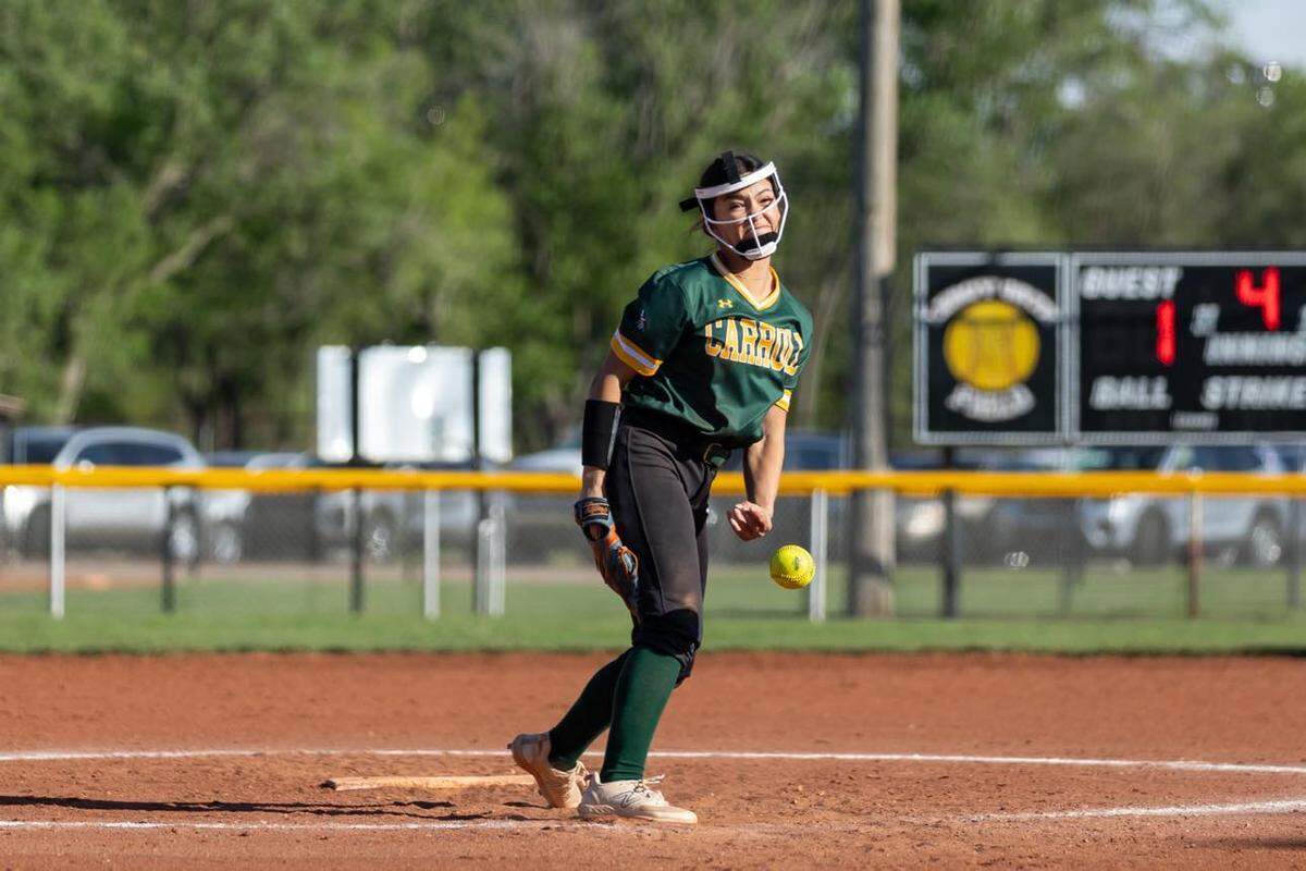 Bishop Carroll junior Keira Stripling is one of the top pitchers in the state this season.