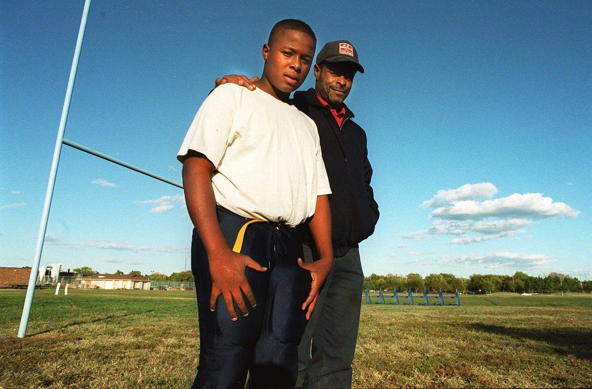 Don Calhoun, a standout running back at North High who played at K-State and nine seasons in the NFL, watched with joy as his youngest son, Markel, followed in his football footsteps in Wichita.