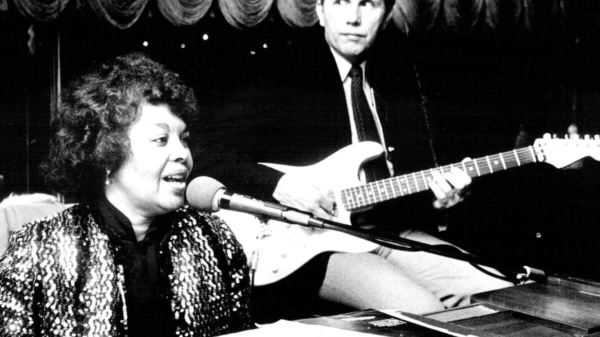 This throwback photo shows Iris Dean and Craig Owens performing at the Penthouse Club, which once operated on the 24th floor of what’s now called The Garvey Center.